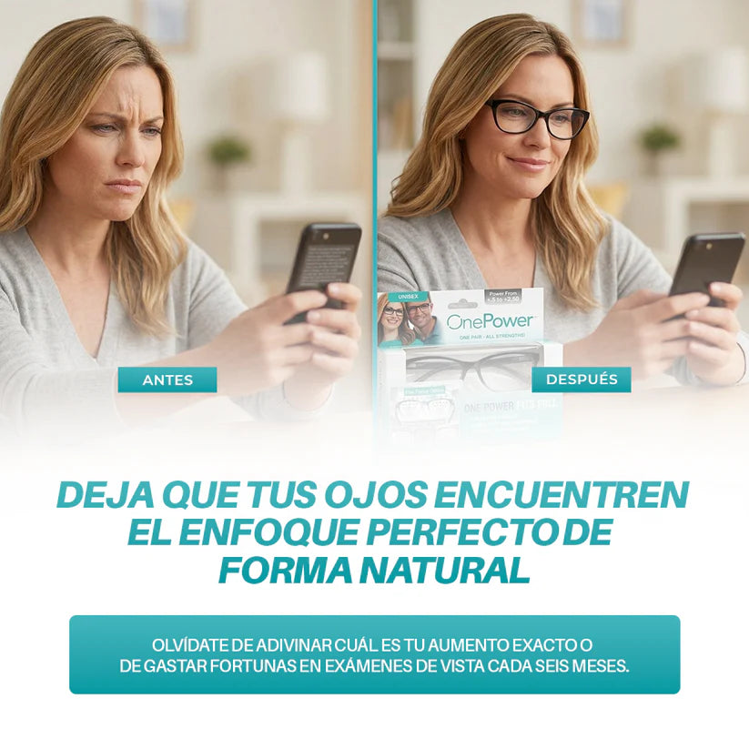 One Power™ | Tecnología Visual que se Adapta a Tu Vida