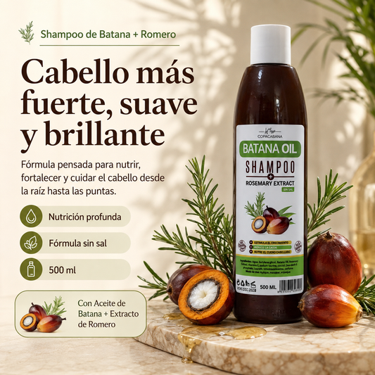 Shampoo de Batana para el Crecimiento y Fortalecimiento Capilar
