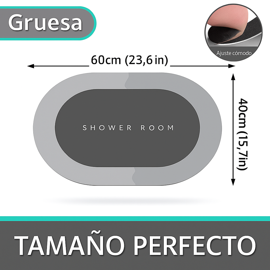 Cabezal de Ducha + Alfombra de Regalo🎁