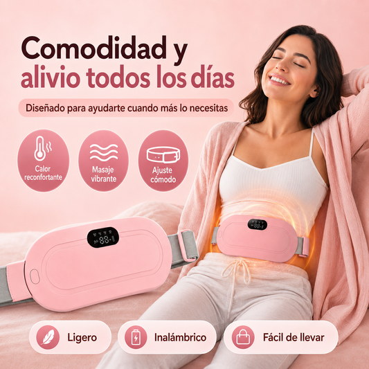 Cinturón Térmico Menstrual – Calor y Masaje para Aliviar el Malestar