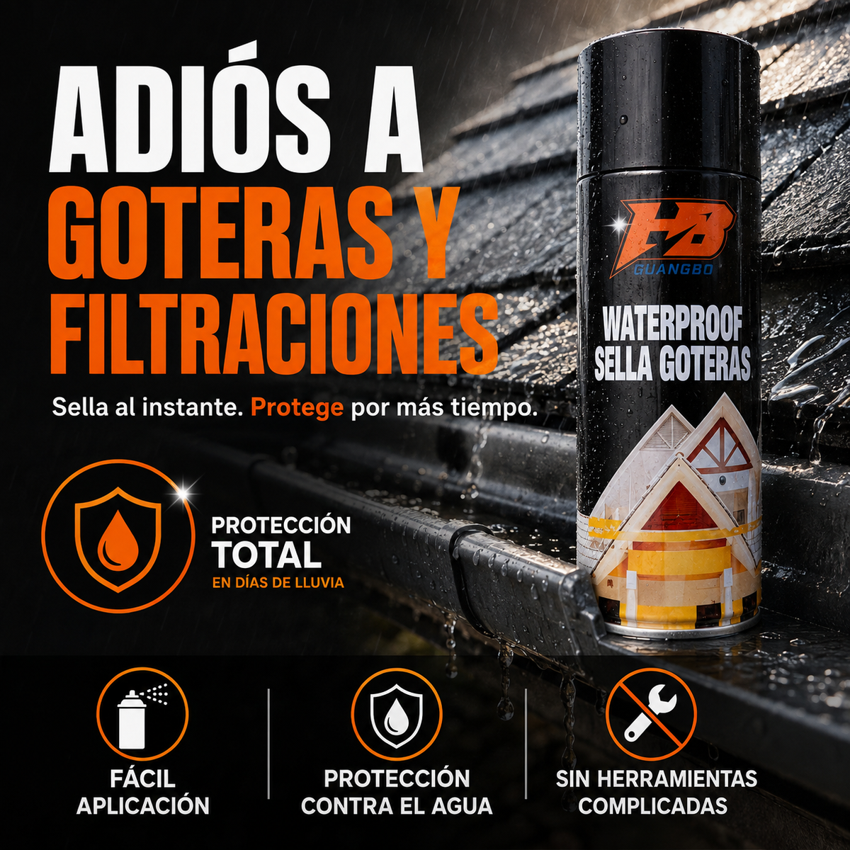 Spray Sellador Antigoteras | Sella y Protege contra Filtraciones