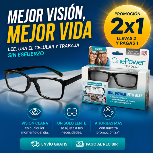 One Power™ | Tecnología Visual que se Adapta a Tu Vida