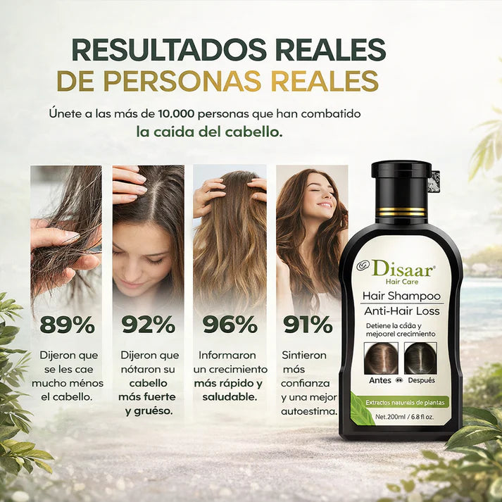 Shampoo Disaar® | Reduce la caída y fortalece tu cabello