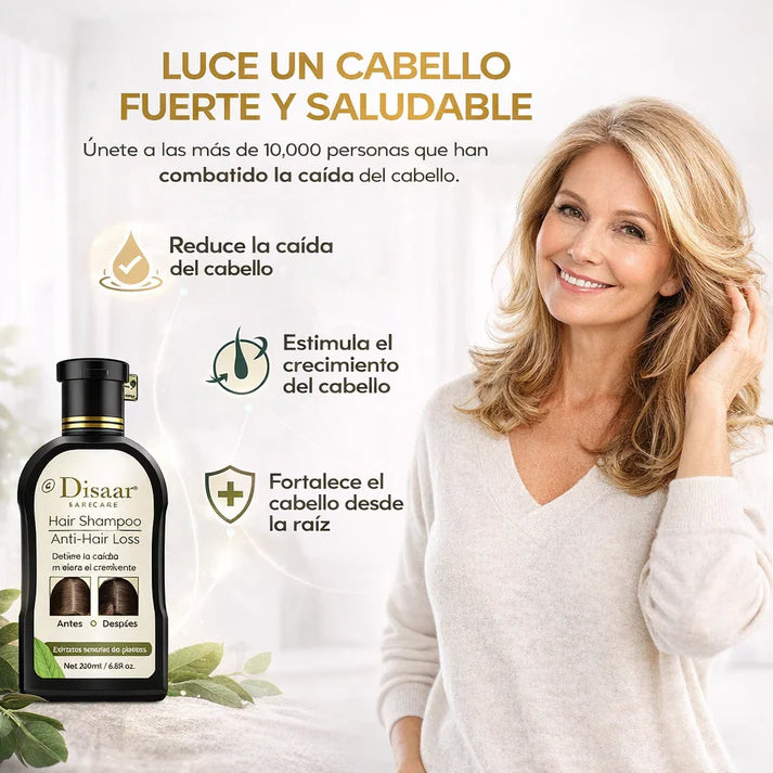 Shampoo Disaar® | Reduce la caída y fortalece tu cabello