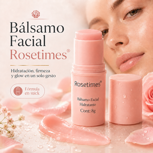 Rosetimes® Bálsamo Facial Hidratante – Cuidado Antiarrugas y Rejuvenecedor