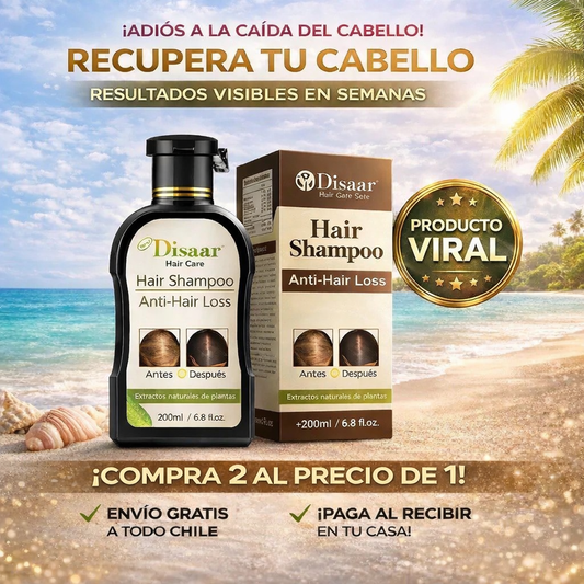 Shampoo Disaar® | Reduce la caída y fortalece tu cabello