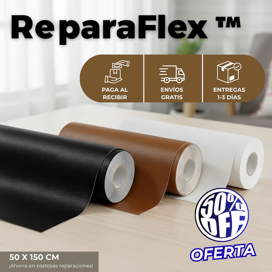 ReparaFlex™ Rollo Adhesivo de Cuero 50 × 150 cm – ¡50% DESCUENTO!